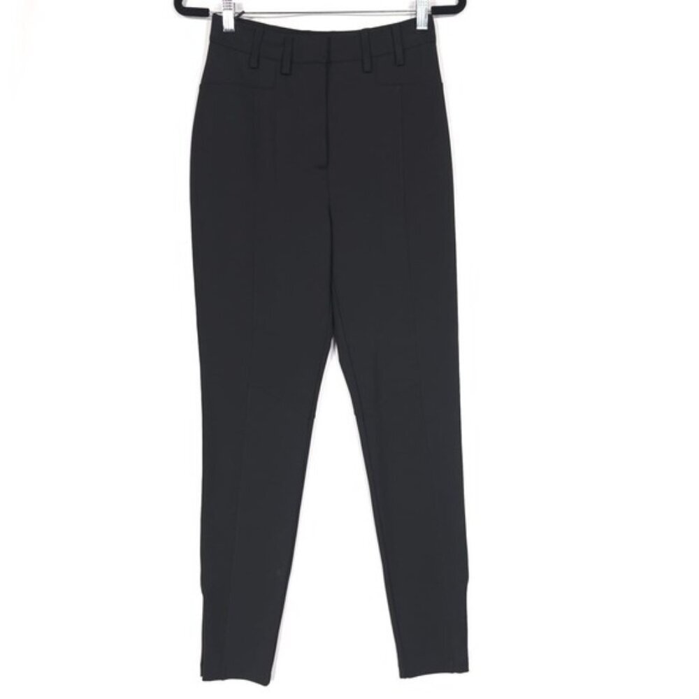 ALTUZARRA Women's Dress Pants Trousers Size 38 ITALY🇮🇹MADE Black Viscose Blend